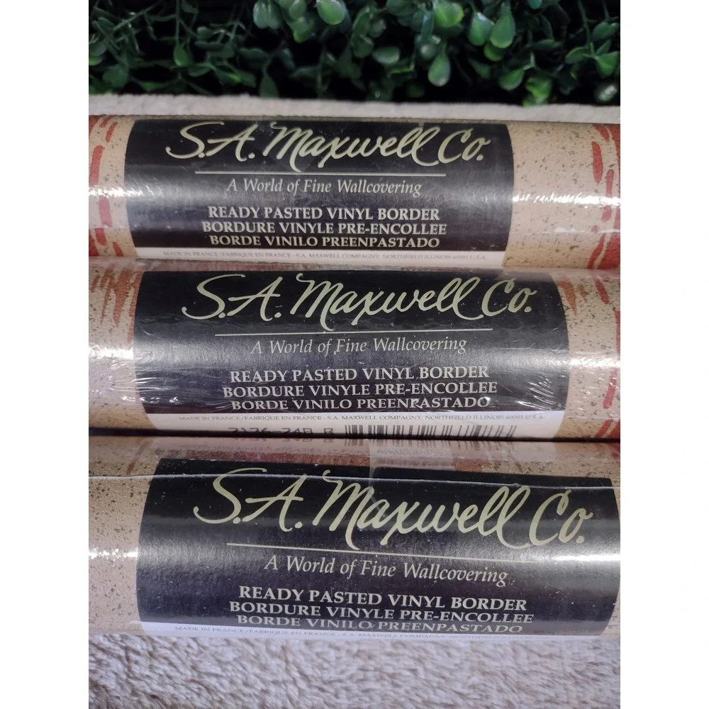 Southwestern / Santa Fe 3 Rolls Wallpaper Border Prepasted Vinyl‎ S.A. Maxwell